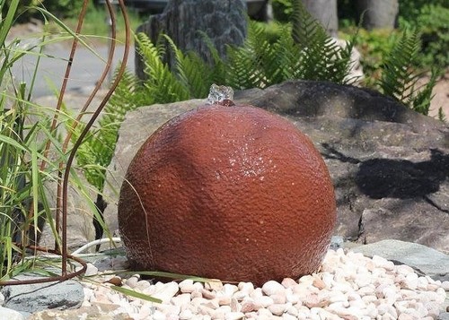 Quellstein sandstein kugel - quellstein,