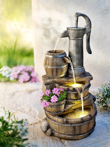 Gartenbrunnen deko mit - gartenbrunnen,