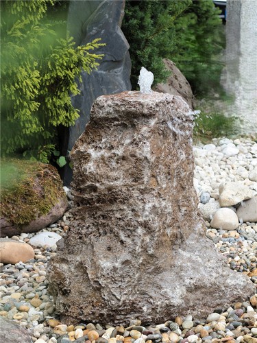 Quellstein muschelkalk 85cm - quellstein,