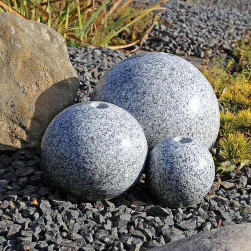3er granit kugelset - granit, diy