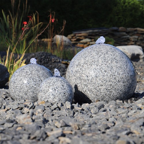Gartenbrunnen mit polierten - mit,