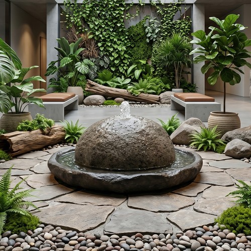 Garten brunnen cm - brunnen, 60